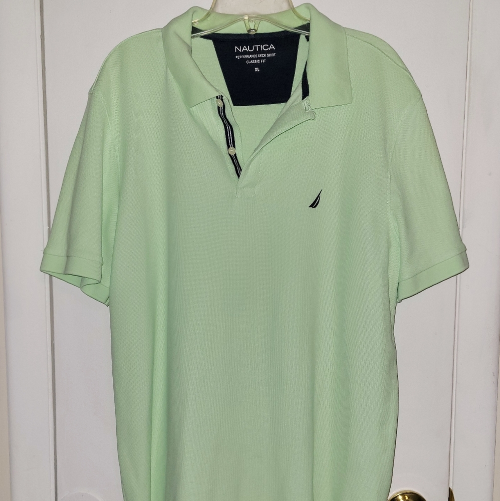 Nautica Polo shirt bundle of 2 size xl green purple